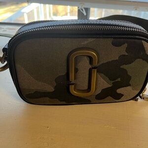 Marc Jacob’s The Camo Jacquard Snapshot Crossbody